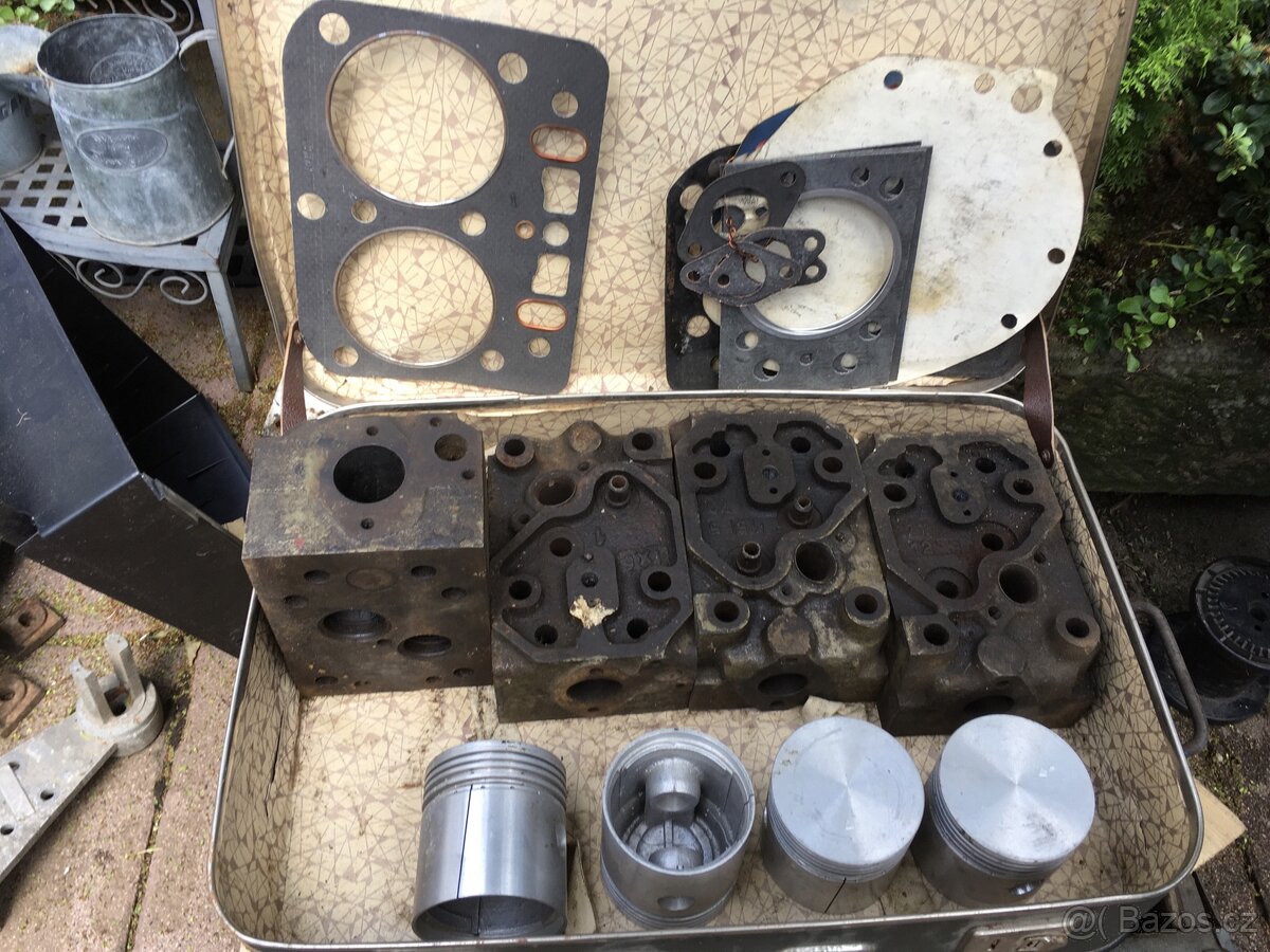 Části motoru Zetor - hlavy, válce - 2