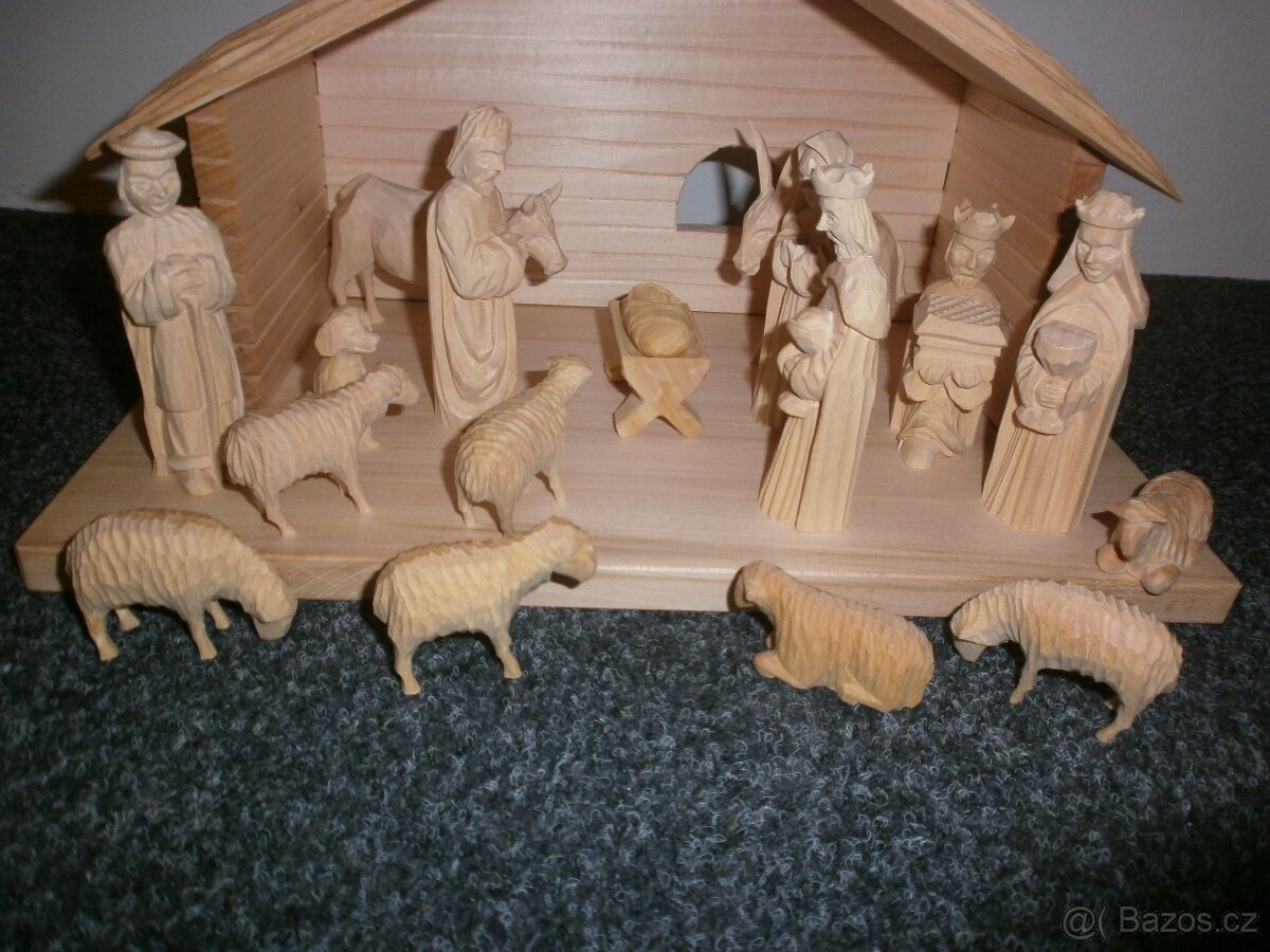 betlém z lipového a smrkového dřeva 14a3 - 2
