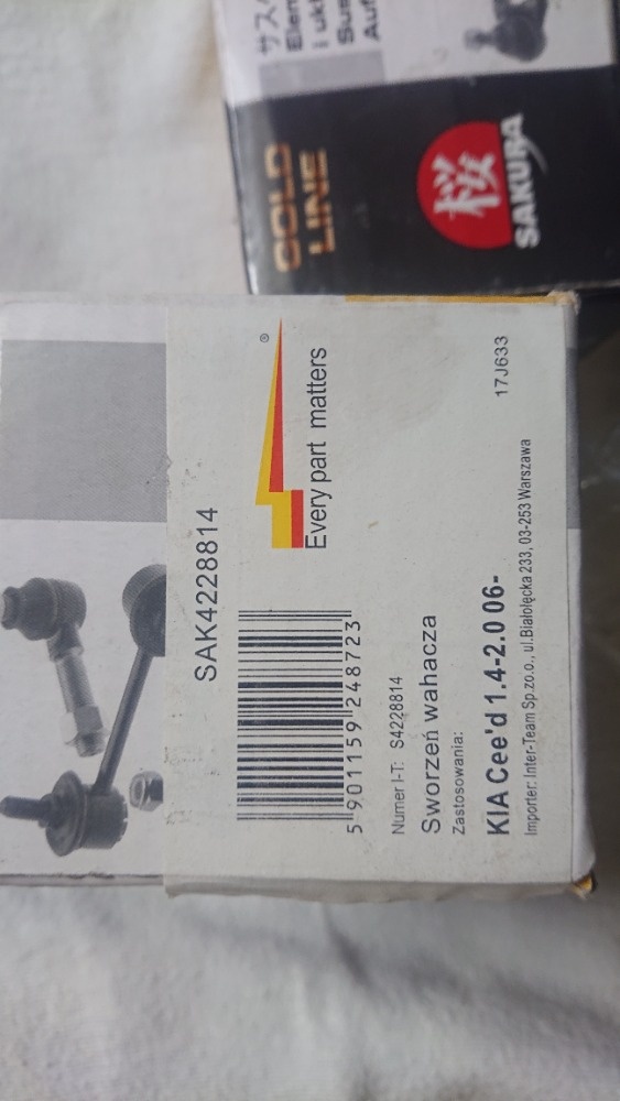 2ks čep Kia Cee´d 1.4 - 2.0 06 - 2