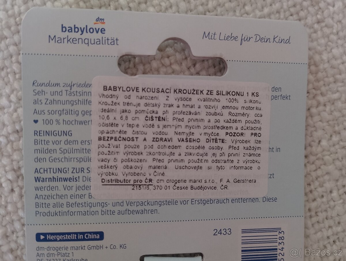 Babylove silikonové kousátko - 2