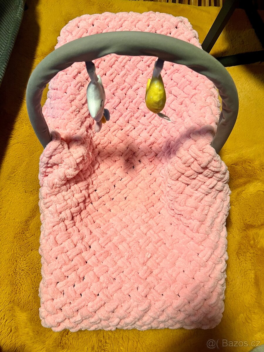 Pletená dečka do vajíčka/ kočárku - 2