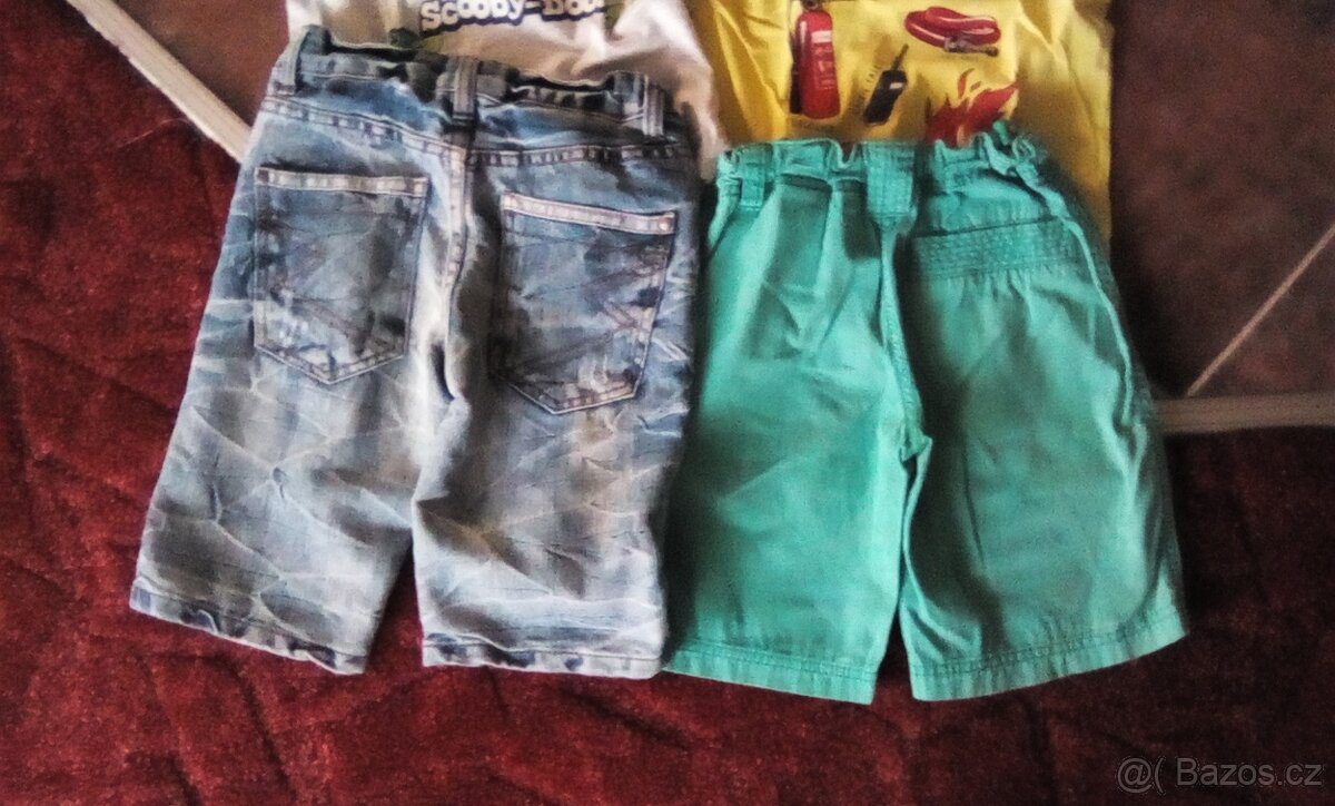 Chlapecké trička a kraťasy vel. 128 - 2