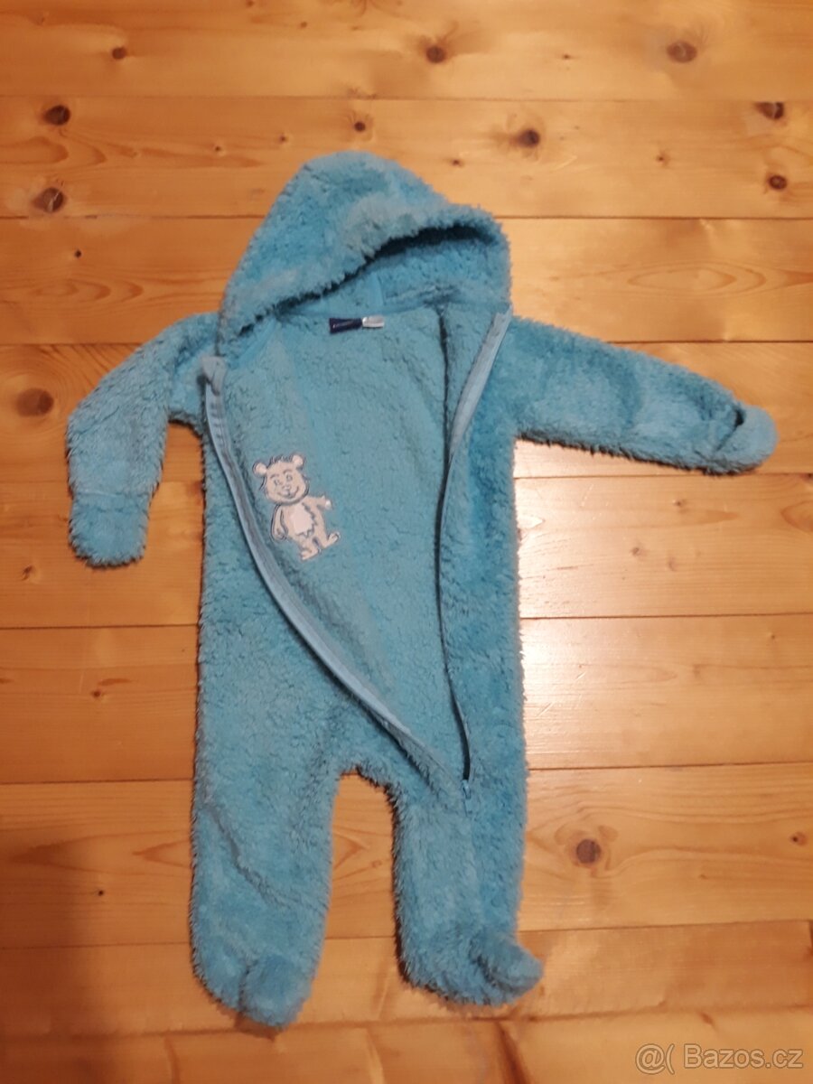 Modry overal s hebouckym chlupem (medvidek) - 2