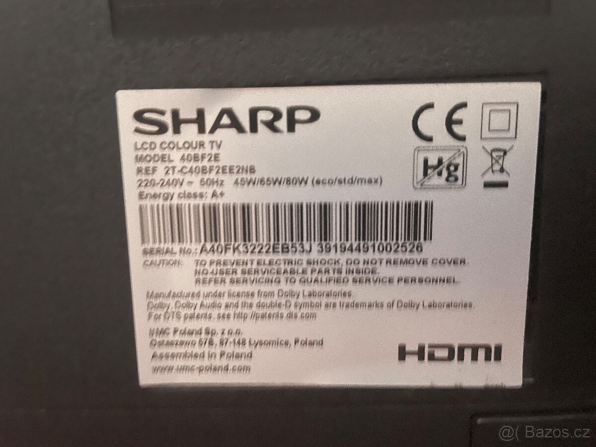 Televize Sharp - 2