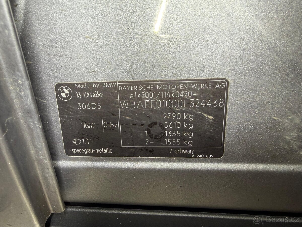 BMW E70 X5 mřížky nárazníku - 2