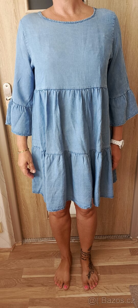 Riflové volánkové šatky - 2