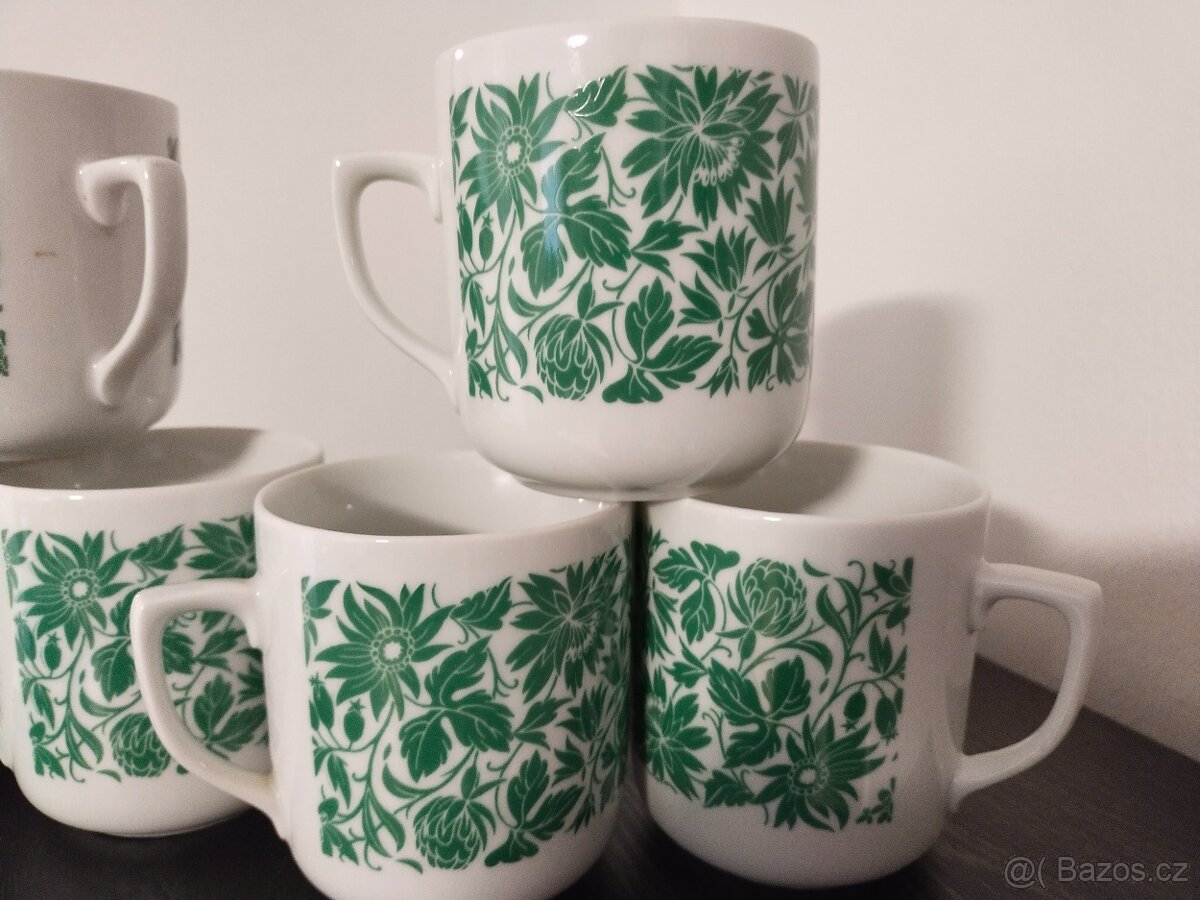 Zelený jetel hrníčky sada - 2