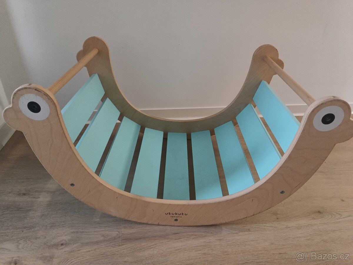 Houpačka Utukutu, pastelová modrá - 2