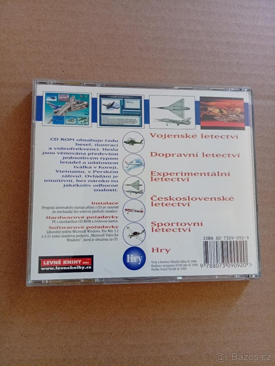 PC CD-ROM Multimediální Encyklopedie Letectví od-roku-1945 - 2