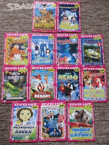 DVD - dětské pohádky a filmy - vyberte si - 2