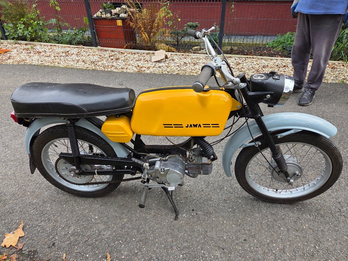 Jawa 23 Mustang bez TP, žlutý funkční, velice pěkný 4. - 2