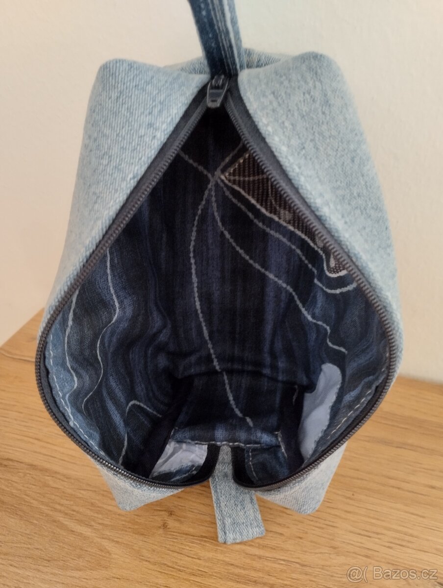 Džínová kosmetická taštička - 2