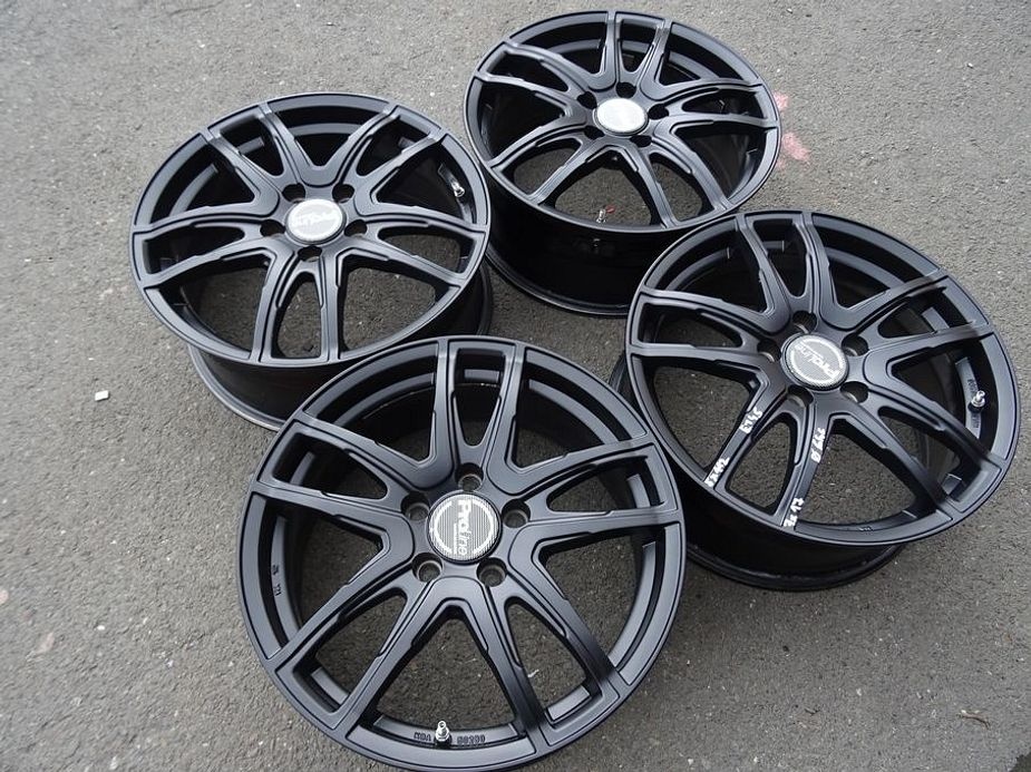 Alu disky černé Proline, 17", 5x112, ET 45, šířka 7J - 2