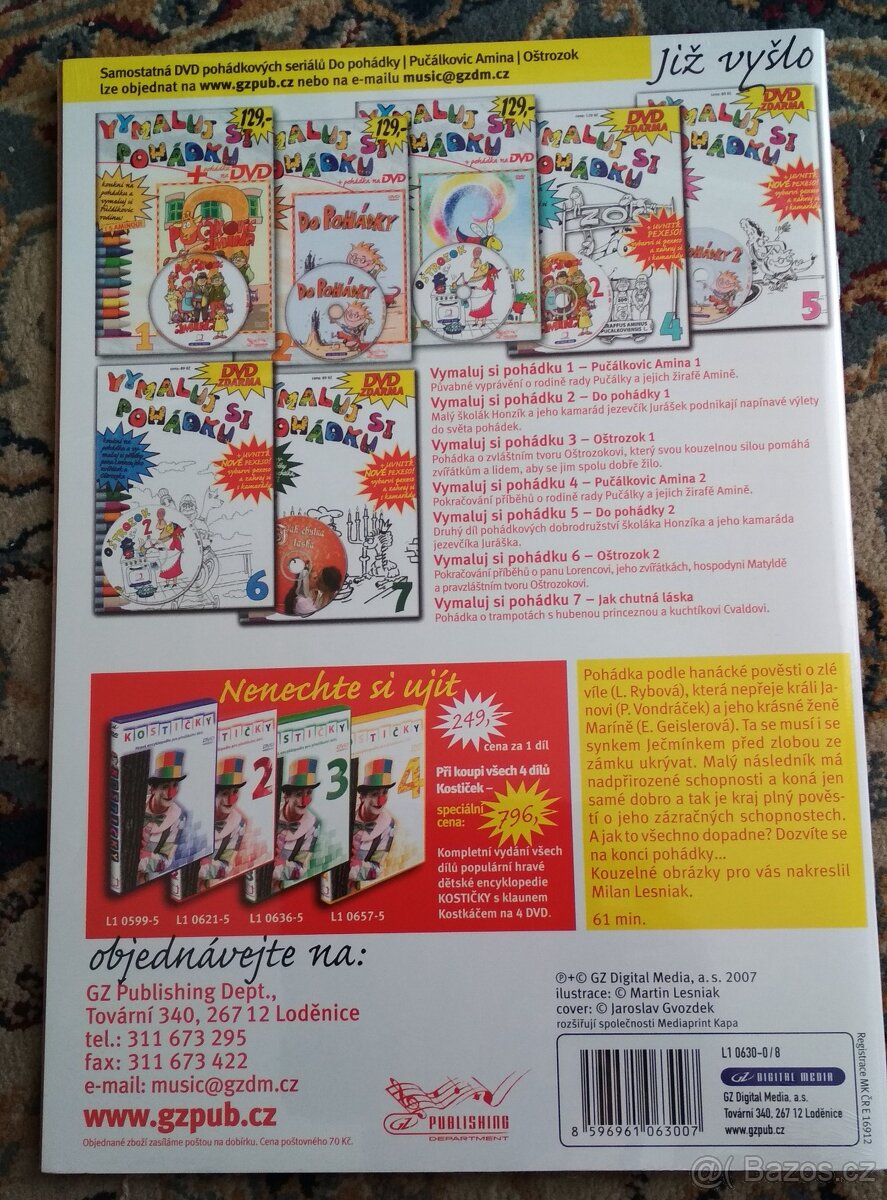 Knihy pro děti (jedna s DVD) - 2