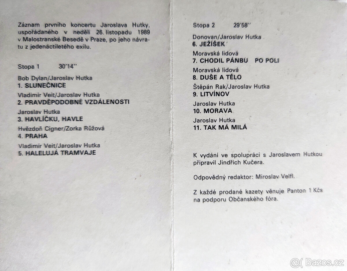 Originál nahrané audio hudební kazety - 2