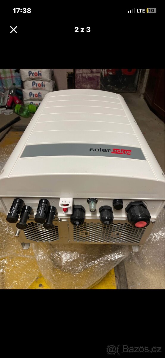 Prodám FVE střídač SOLAREDGE SE17k - 2