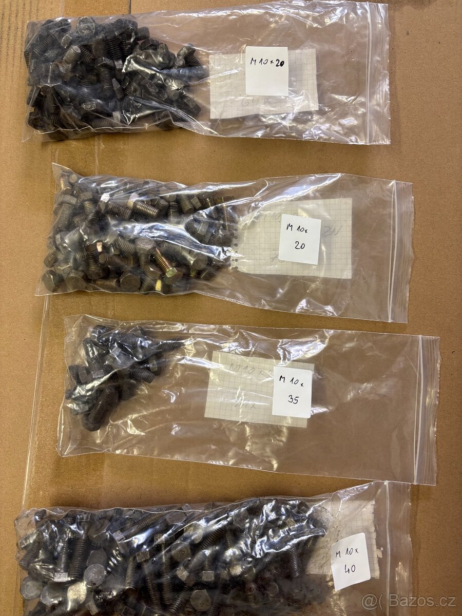 Prodám ŠROUBY M8-M10 - 2