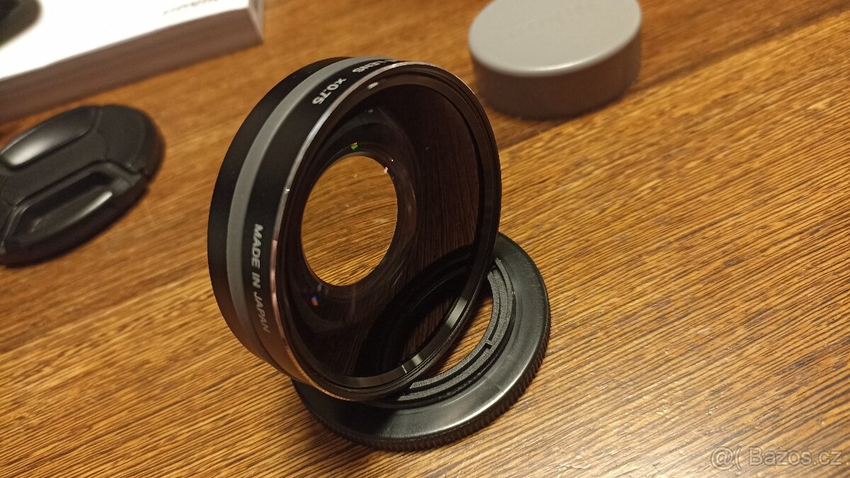 Sony objektiv VCL-HGA07B x0.75 + redukce 46mm / 37mm - 2