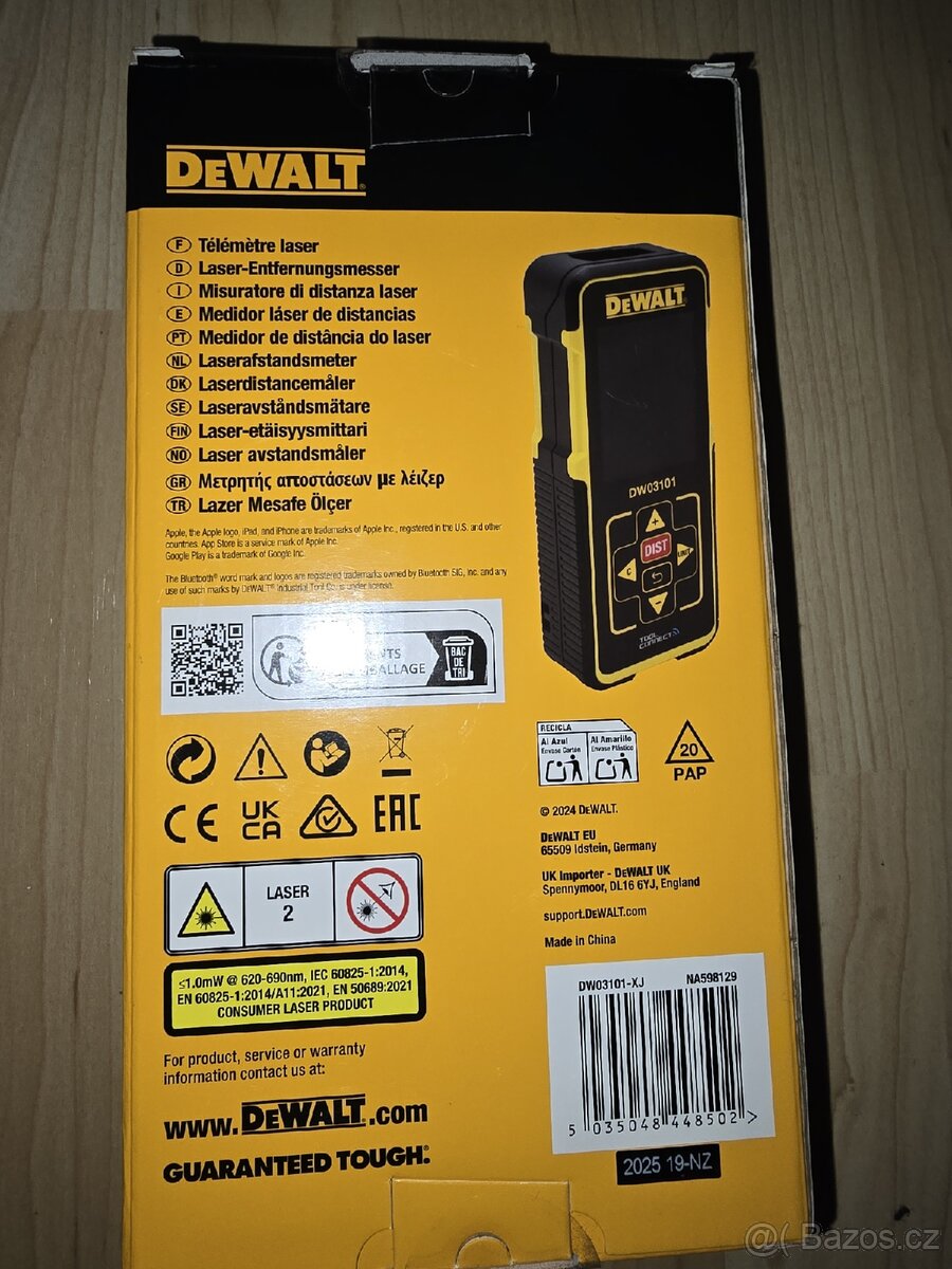 Laserový dálkoměr DeWalt DW03101-XJ 100m - 2