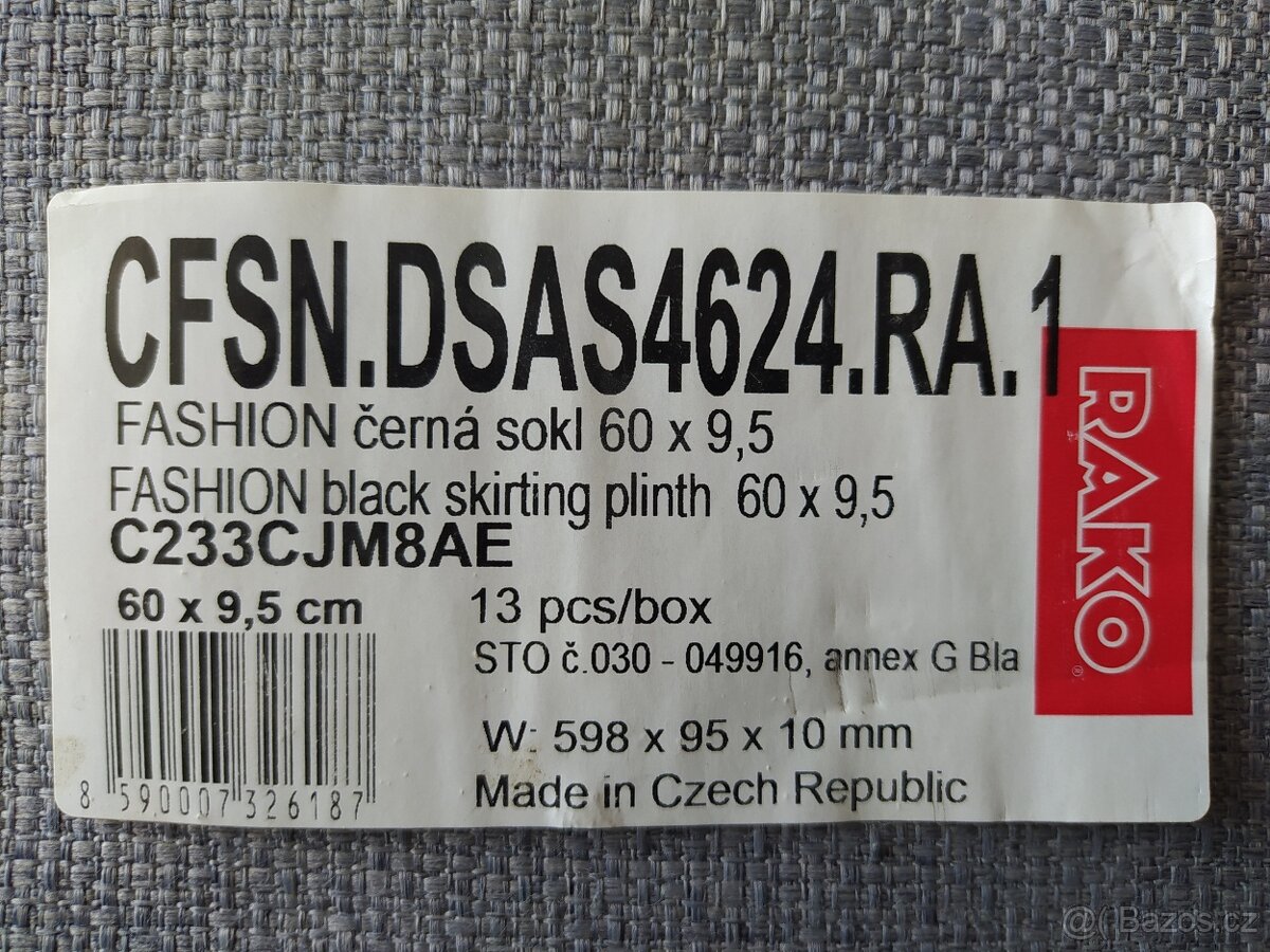 Keramické soklové lišty - 2