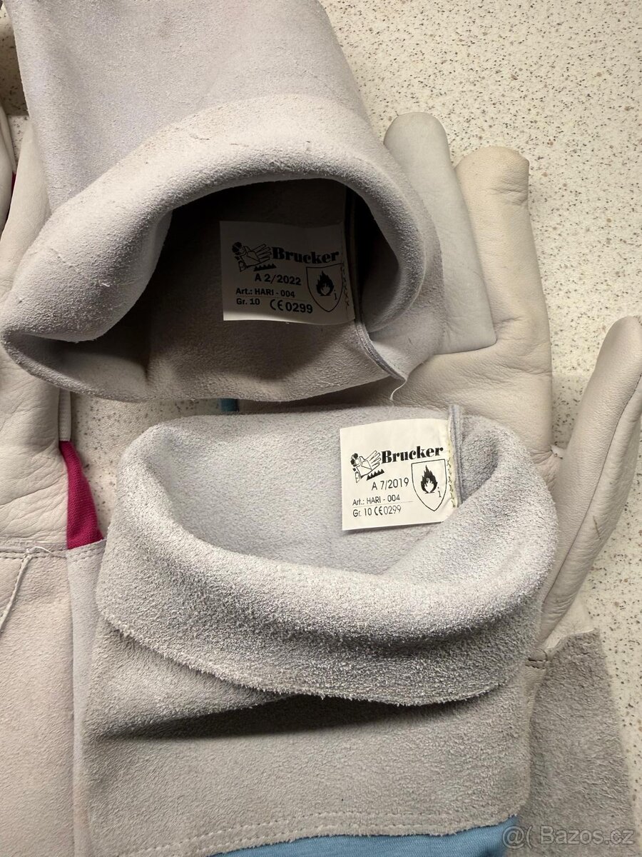 Kožené rukavice do vysoké teploty - 2