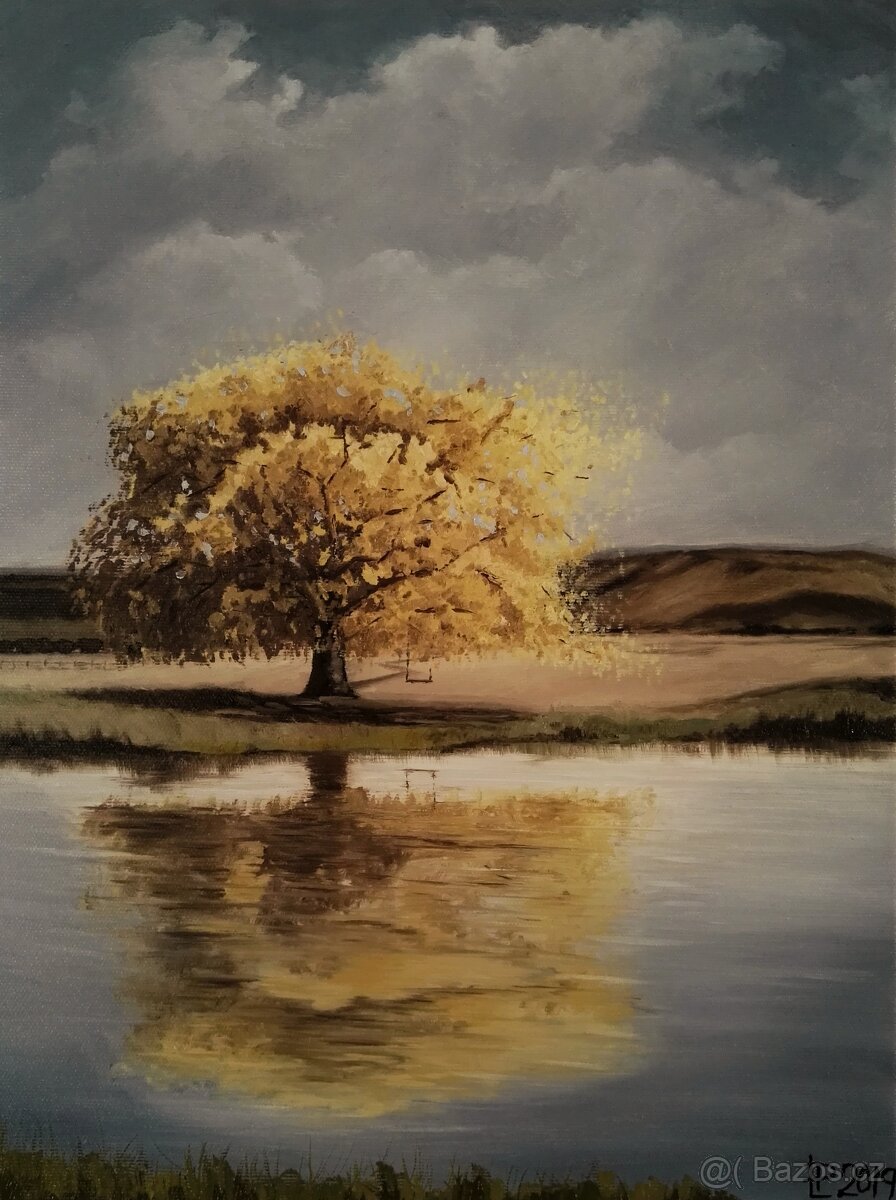 Ručně malovaný obraz – Stromy - 2