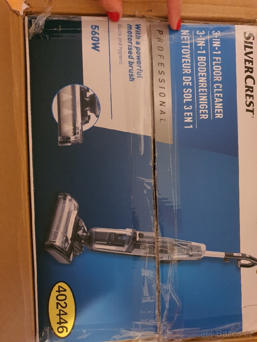 Podlahovy cistic 3 v1 Silvercrest = vysavac, novy - 2