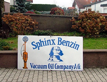 Koupím cedule Mobiloil, Sphinx, Shell předválečná - 2
