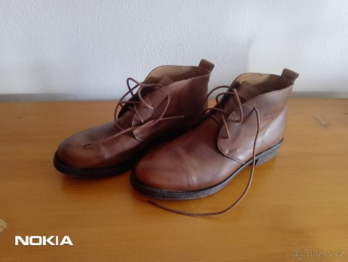 Dámské kožené kotníkové boty - 2