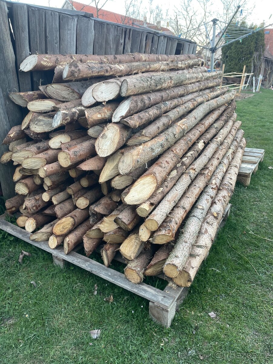 Dřevěné sloupky na oplocenku - 2