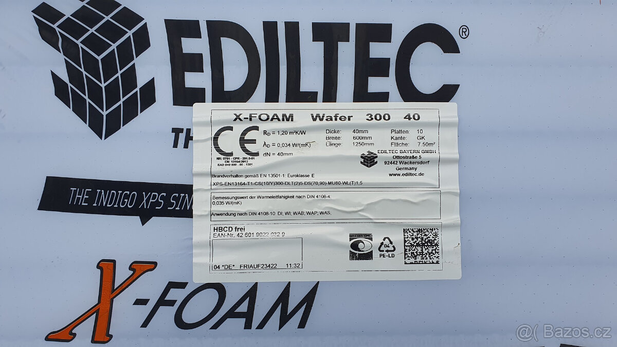 Extrudovaný polystyren Ediltec 40 mm a Styro 50 mm - 2