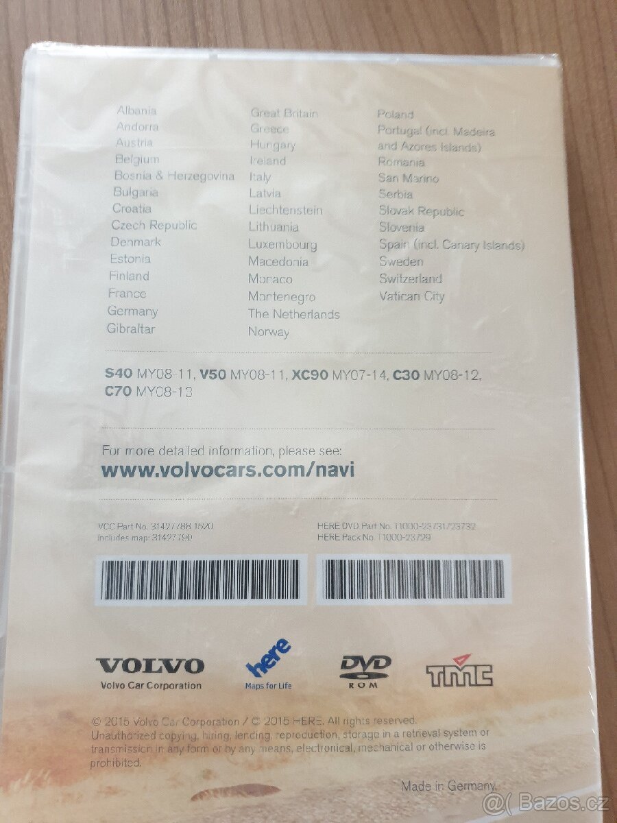 Prodam navigační CD NA VOLVO - 2