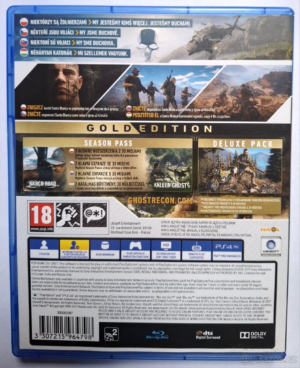PS4 Tom Clancy's Ghost Recon Wildlands Gold Edition CZ - 2