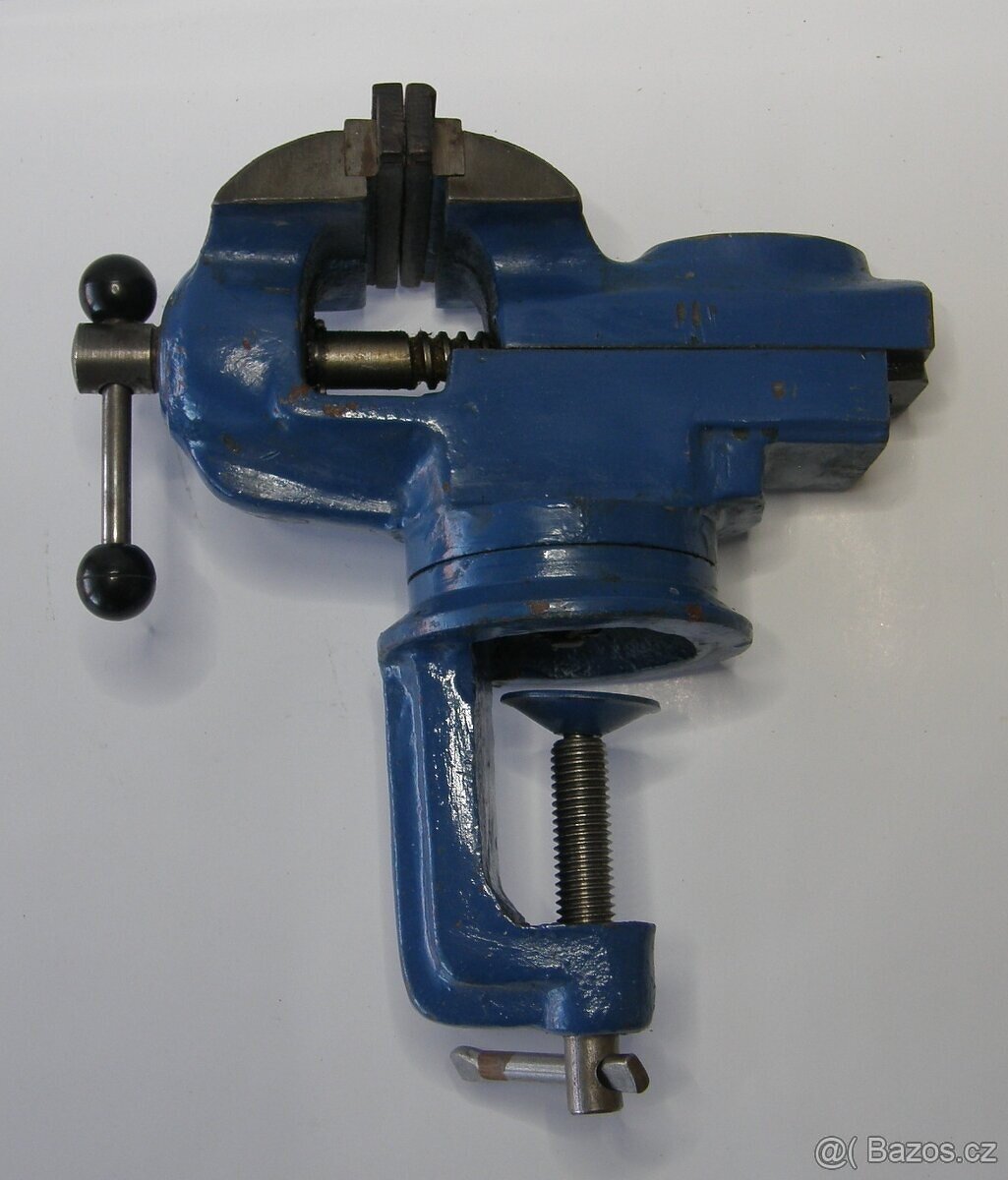 Svěrák otočný 60mm – 8 ks + 5 ks nový - 2