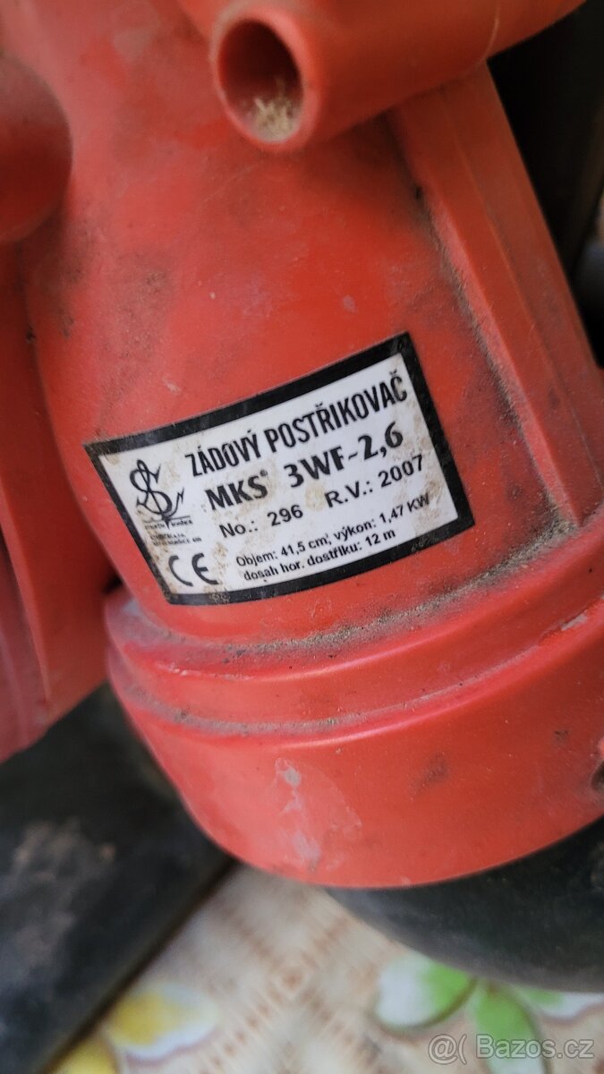 Motorový postřikovač - 2