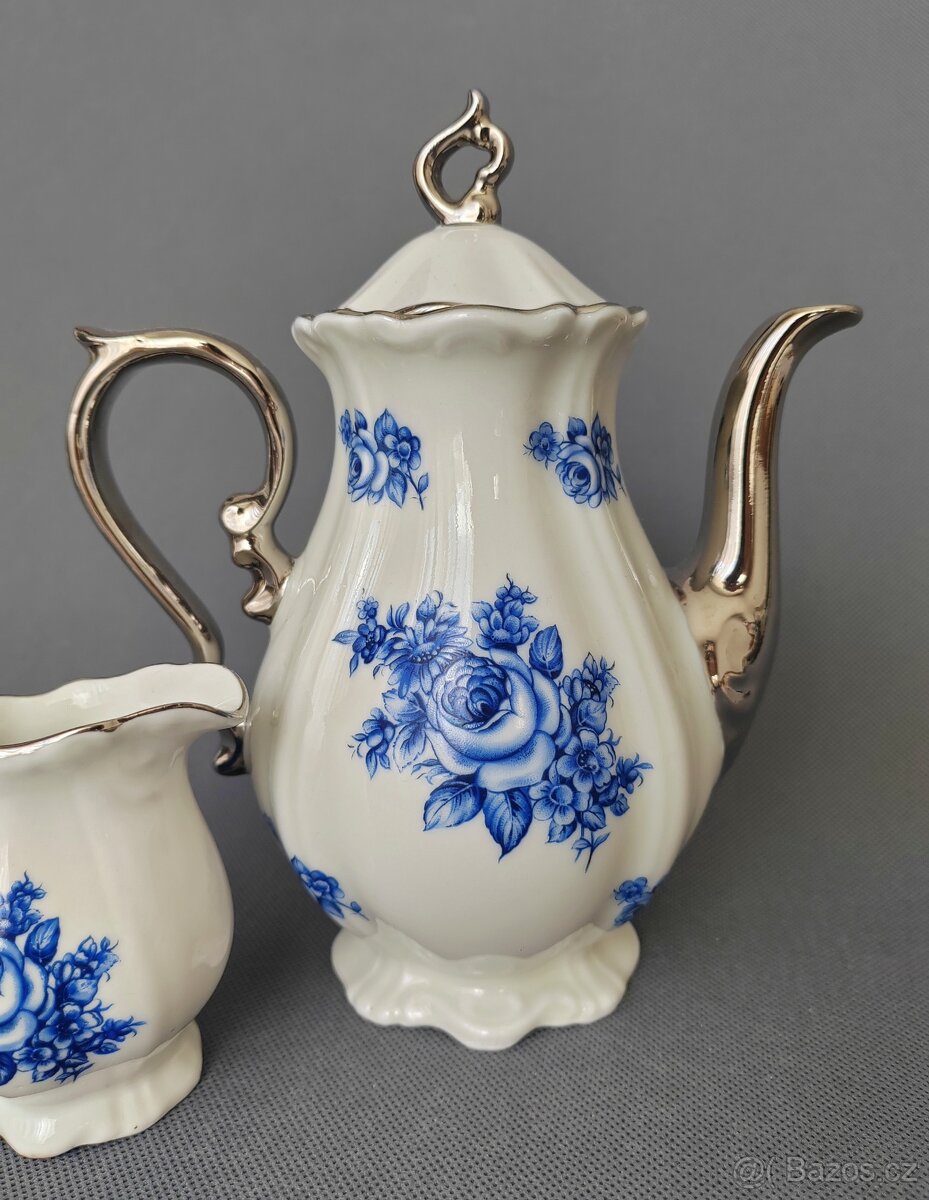 Krásný porcelánový mokka set od Kunst-Palette Regnitzlosau - 2