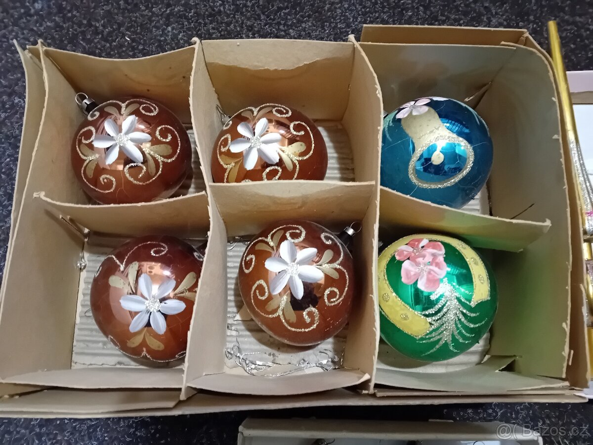 Retro vánoční ozdoby - 2