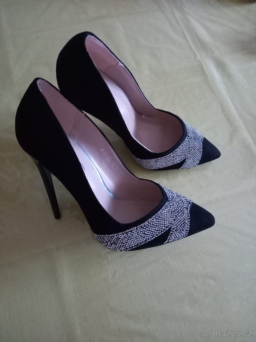 Lodičky na vysokém podpatku, vel. 36 - 2