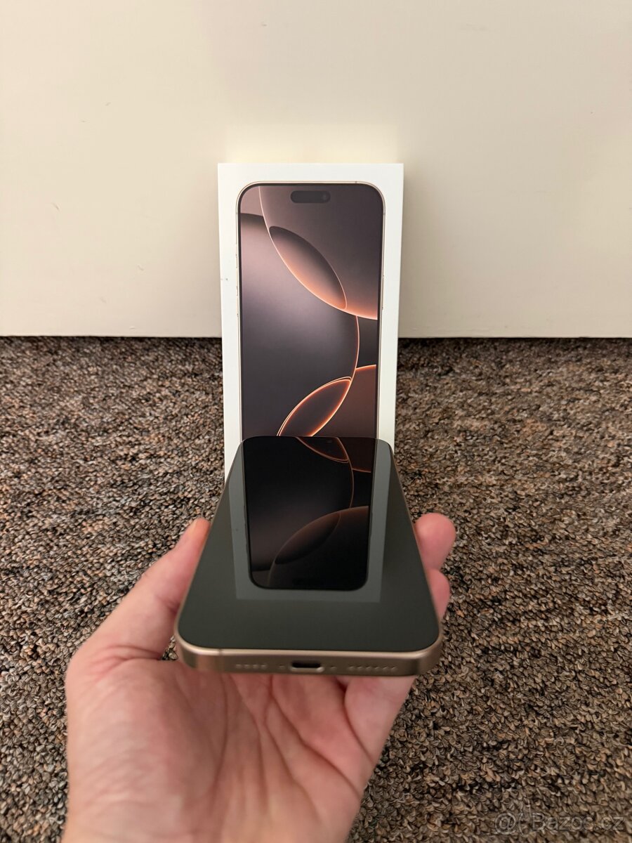 Apple iPhone 16 Pro Max 512gb Desert. TOP stav. Zaruka - 2