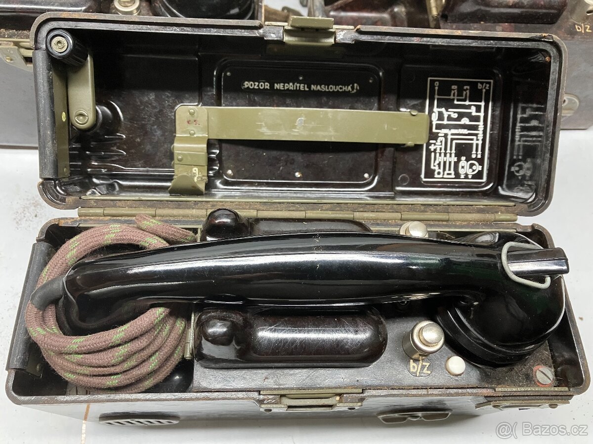 Polní telefon 3ks - 2