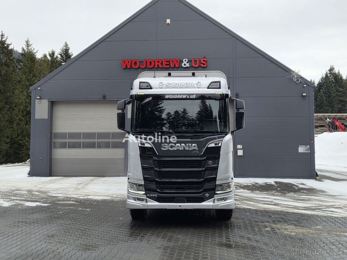 Scania R580 V8 do drewna lesovuz - 2