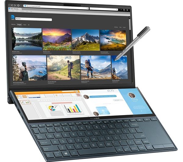 ASUS ZenBook Duo UX481 dva displeje - 2