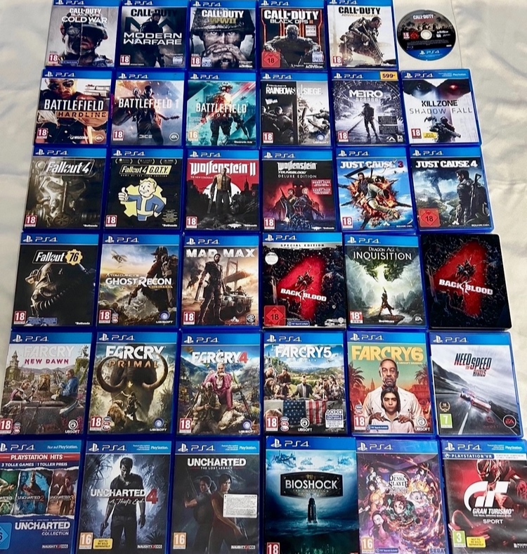 Hry na playstation 4(5) - 2