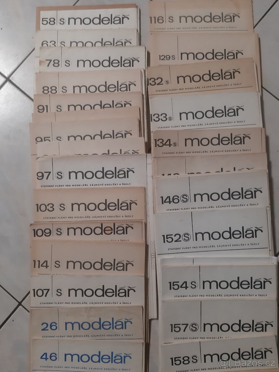 Plánky letadel Modelář - 2