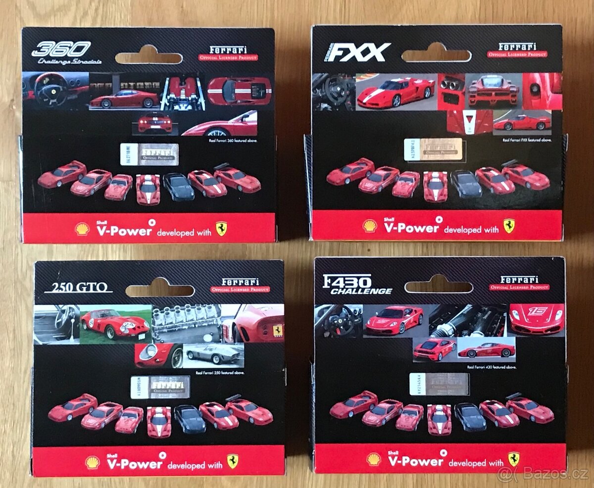 Modely 1:38 Ferrari 360 • 250 GTO • FXX • F430 Challenge - 2