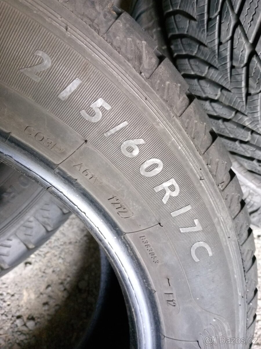 215/60/17c 109/107t Dunlop - letní pneu 2ks dodávkové - 2