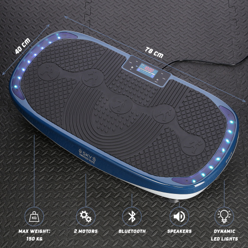 PROFI Vibrační plošina deska na cvičení fitness SVP13 3D - 2