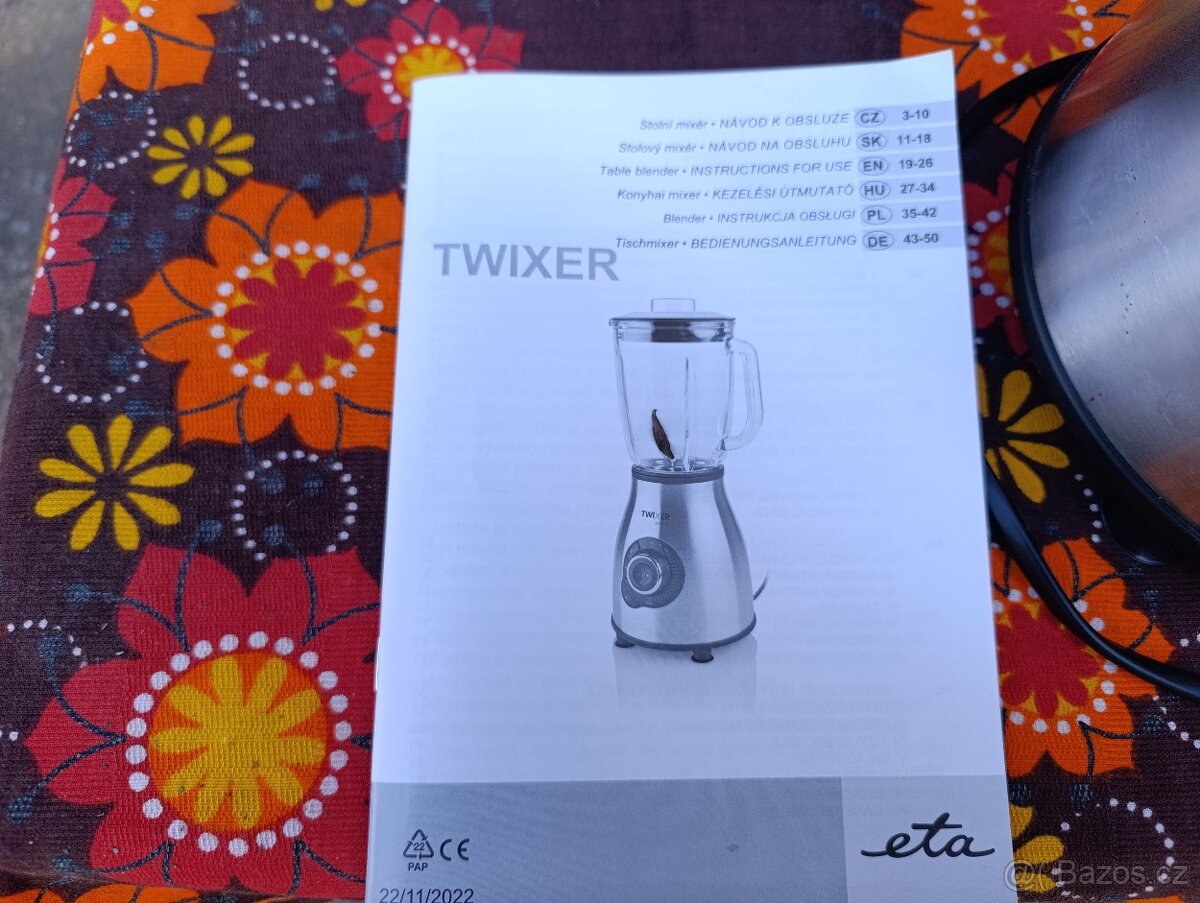 Prodám zánovní mixér ETA Twixer - 2