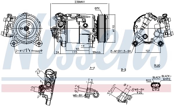 BMW klimakompresor NISSENS 891019 - 2