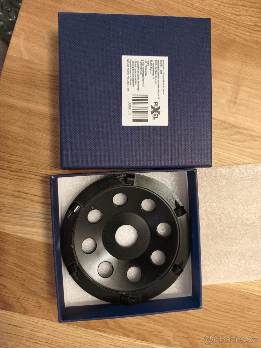 NOVÝ Diamantový kotouč 125mm PKD PCD na lepidla a beton - 2